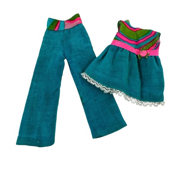 Skipper Doll Clothes Shoes Vintage Barbie Young Ideas Fun Time Triple Treat - Picture 3 of 12